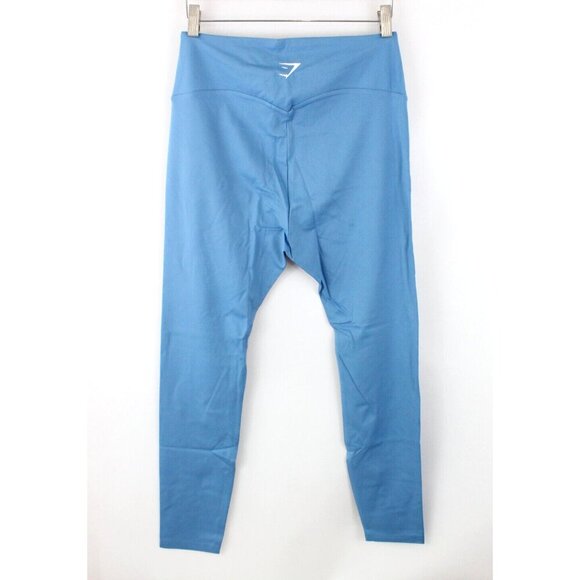 Gymshark Women Leggings Training Pants Exercise Fitness Coastal Blue Size 2XL - Picture 7 of 14